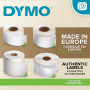 DYMO LW étiquettes de retour autocollantes  25 mm x 54 mm 6 rouleaux 500 étiquettes faciles à décoller (lot de 3.000)