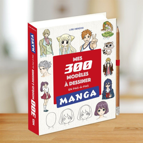 Mes 300 modèles mangas à dessiner en pas en pas 17,97 €