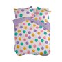 Housse de Couette HappyFriday Aware Funny faces Multicouleur 140 x 200 cm