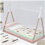 Housse de couette non rembourrée HappyFriday Moshi Moshi Cute Llamas Multicouleur 90 x 200 cm