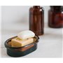 Porte-savon Alexandra House Living Marron Verre 9 x 3 x 13 cm