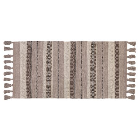 Tapis Alexandra House Living Marron Rayures 120 x 60 x 1 cm