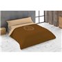 Parure de couette Hosteline LOGO Beige Lit king size 260 x 240 cm 4 Pièces