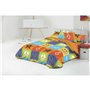 Parure de couette Hosteline SIMBOLOS Orange Lit 1 persone 3 Pièces