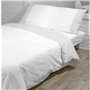 Parure de couette Hosteline MONACO NORDICO Blanc Lit king size 260 x 240 cm 4 Pièces