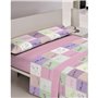 Parure de couette Hosteline CUTE Rose Lit 1 persone 3 Pièces