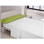 Drap housse Happy Home MIX COLORS Vert Gran lit 2 persones