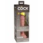 Gode réaliste Pipedream - King Cock Silicone Naturel