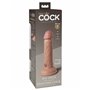 Gode réaliste Pipedream - King Cock Silicone Naturel