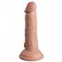 Gode réaliste Pipedream - King Cock Silicone Naturel