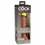 Gode réaliste Pipedream - King Cock Silicone Naturel