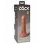 Gode réaliste Pipedream - King Cock Silicone Naturel