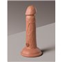 Gode réaliste Pipedream - King Cock Silicone Naturel