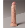 Gode réaliste Pipedream - King Cock Silicone Naturel