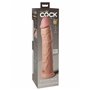 Gode réaliste Pipedream - King Cock Silicone Naturel