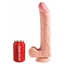 Gode réaliste Pipedream - King Cock Plastique Naturel