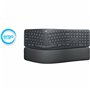 Logitech Ergo K860 clavier RF sans fil + Bluetooth Espagnole Graphite