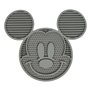 Mangeoire pour chiens Mickey Mouse Gris Silicone 28 x 15 x 1