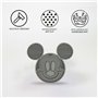 Mangeoire pour chiens Mickey Mouse Gris Silicone 28 x 15 x 1,5 cm