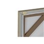 Cadre Home ESPRIT Beige Corail Palmiers Colonial 60 x 2,5 x 60 cm (2 Unités)