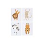 Cadre Home ESPRIT Jaune Blanc Enfant animaux 30 x 1