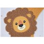 Cadre Home ESPRIT Jaune Blanc Enfant animaux 30 x 1,8 x 40 cm (4 Unités)