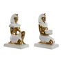 Figurine Décorative Home ESPRIT Blanc Doré Résine Oriental Égyptien 12