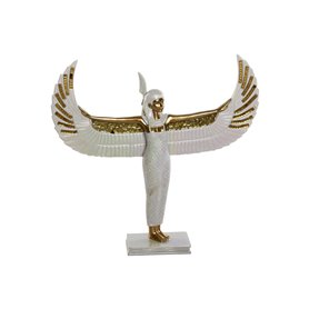 Figurine Décorative Home ESPRIT Blanc Doré Résine Oriental 34 x 6