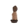 Figurine Décorative Home ESPRIT Marron Orange Corail Citron Résine Buda Oriental 9 x 9 x 21 cm (3 Unités)