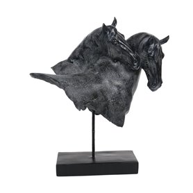 Figurine Décorative Home ESPRIT Résine Chevaux 41