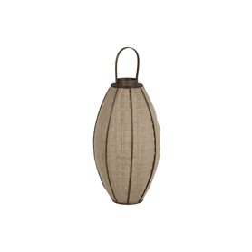 Bougeoir Home ESPRIT Naturel Jute Bambou 37 x 37 x 70 cm