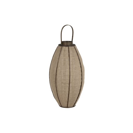 Bougeoir Home ESPRIT Naturel Jute Bambou 37 x 37 x 70 cm