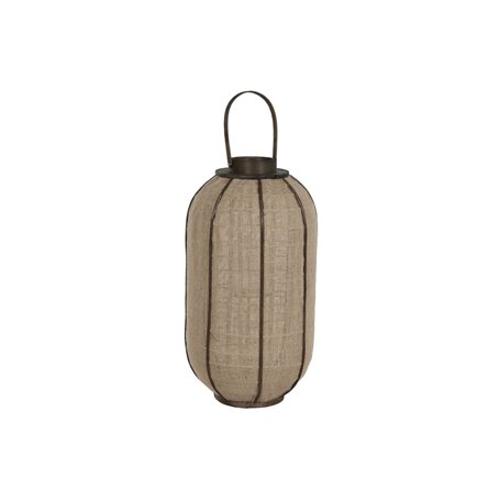 Bougeoir Home ESPRIT Naturel Jute Bambou 33 x 33 x 61