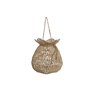 Bougeoir Home ESPRIT Naturel Métal Corde 21 x 21 x 30 cm