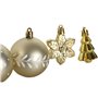 Boules de Noël Home ESPRIT Doré PVC 24 x 6 x 35 cm