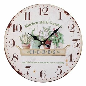 Horloge Murale Kitchen Métal (5 x 28 x 28 cm)