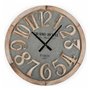 Horloge Murale Versa 21110026 Métal Bois MDF 5 x 60 x 60 cm Marron Gris