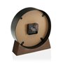 Horloge de table Versa Noir Bois MDF (20 x 20 x 6 cm) (Ø 20 cm)