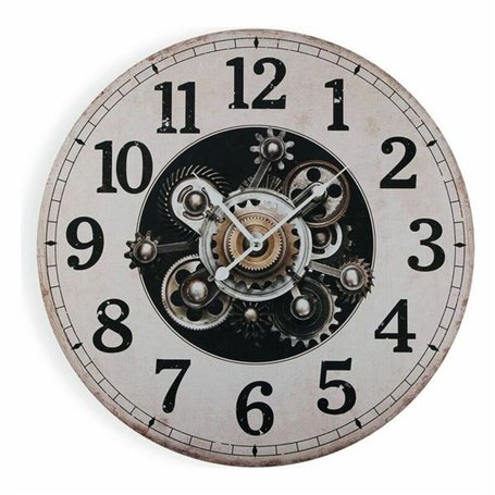 Horloge Murale Versa Bois (3 x 58 x 58 cm)