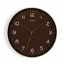 Horloge Murale Versa Doré Marron PU (30