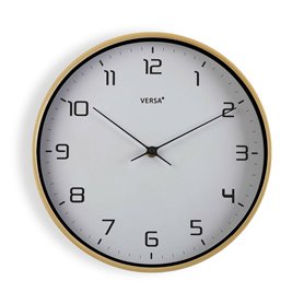 Horloge Murale Versa Bois Blanc 30