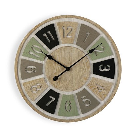 Horloge Murale Versa Bois MDF Bois MDF/Verre (4