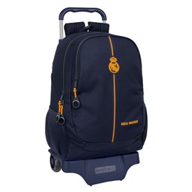 Cartable à roulettes Real Madrid C.F. 2nd Kit 24/25 Blue marine 32 x 44 x 16 cm