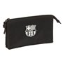 Trousse Fourre-Tout Triple F.C. Barcelona Noir 22 x 12 x 3 cm