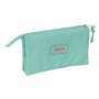 Trousse Fourre-Tout Triple F.C. Barcelona Vert 22 x 12 x 3 cm