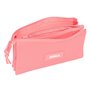 Trousse Fourre-Tout Triple F.C. Barcelona Corail 22 x 12 x 3 cm