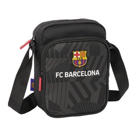 Sac à Bandoulière F.C. Barcelona Black Noir 16 x 22 x 6 cm