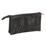 Trousse Fourre-Tout Triple F.C. Barcelona Black Noir 22 x 12 x 3 cm