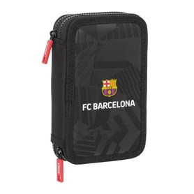 Plumier double F.C. Barcelona Black Noir 12.5 x 19.5 x 4 cm 29 Pièces