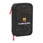 Plumier double F.C. Barcelona Black Noir 12.5 x 19.5 x 4 cm 29 Pièces